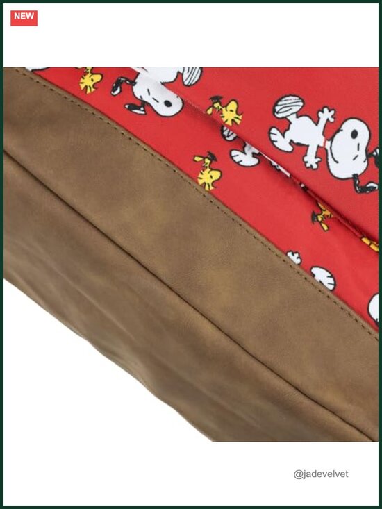 Snoopy Woodstock Backpack Polyester 16 inch Tech Sleeve Adjustable Straps main image 6